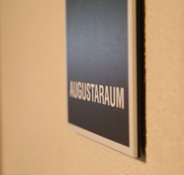 Schild Augustaraum