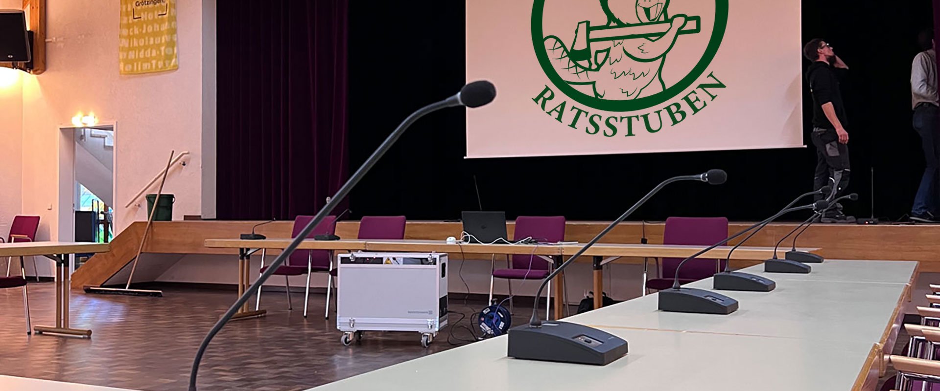 Großer Saal im Begegnungszentrum Grötzingen